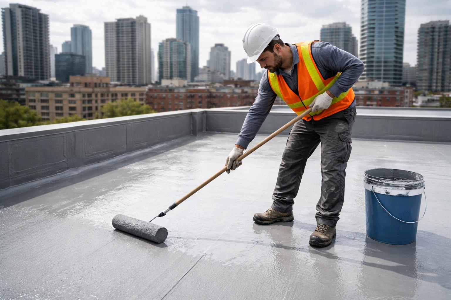 Гидроизоляция кровли и балконов в Москве